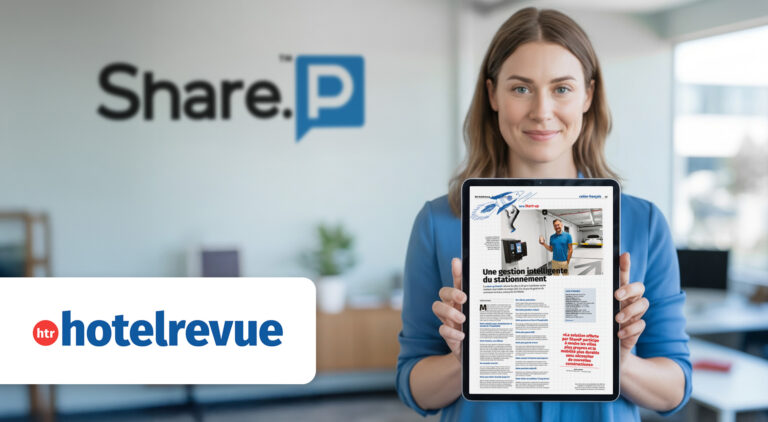 Share.P featured in Hotelrevue trade magazine